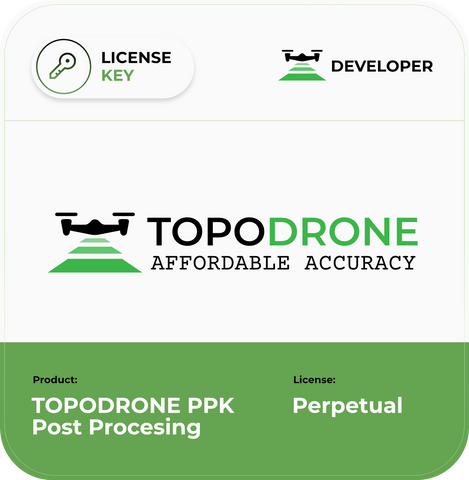 TOPODRONE PPK Post Processing Perpetual License