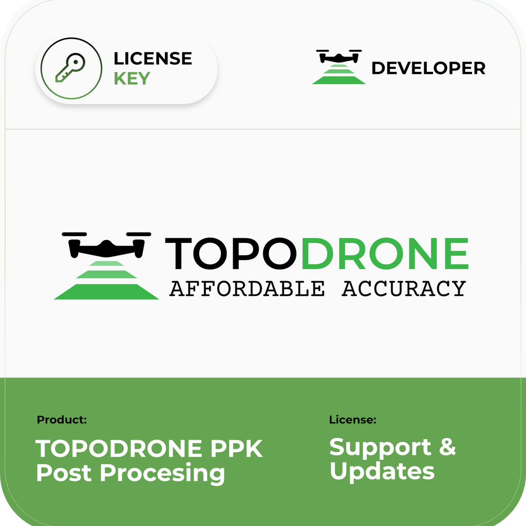 TOPODRONE PPK Post Processing 1-Year Support & Updates Package