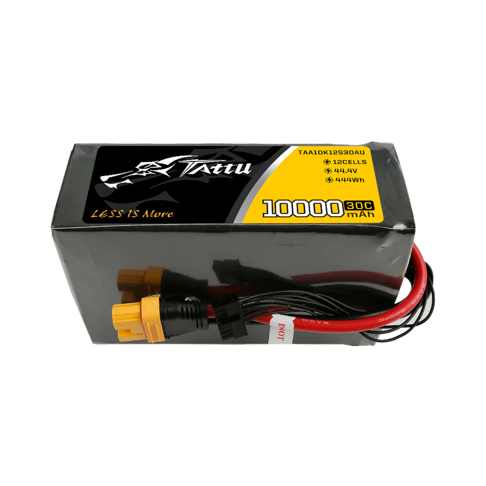 Tattu 10,000mAh 44.4v 30C 12S1P Lipo (AS150-U)