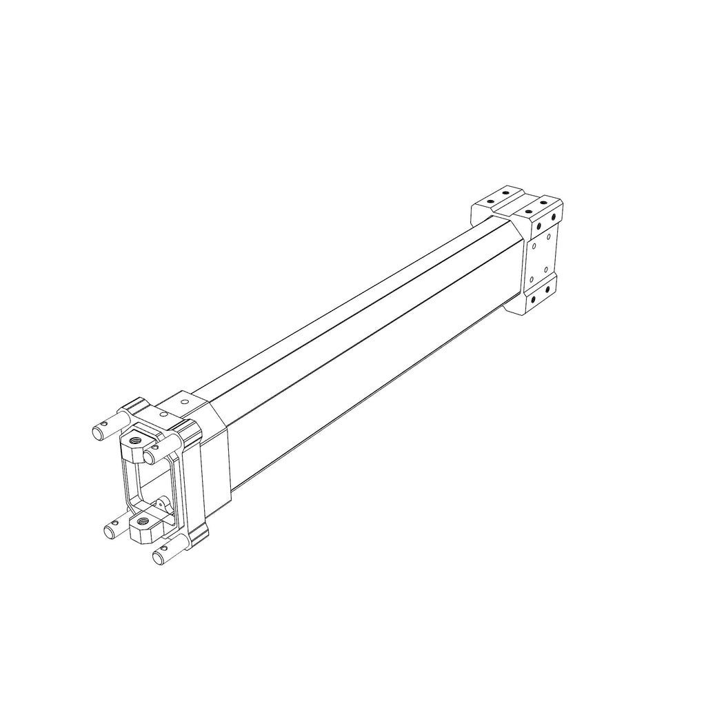  Gryphon Super X8 1400 Frame<br>v3 4Pin Helicoil Inner Boom Assembly