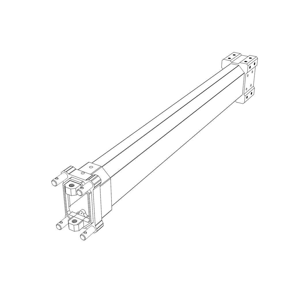 Gryphon Super X8 2000 Frame<br>4 Pin Outer Boom Assembly