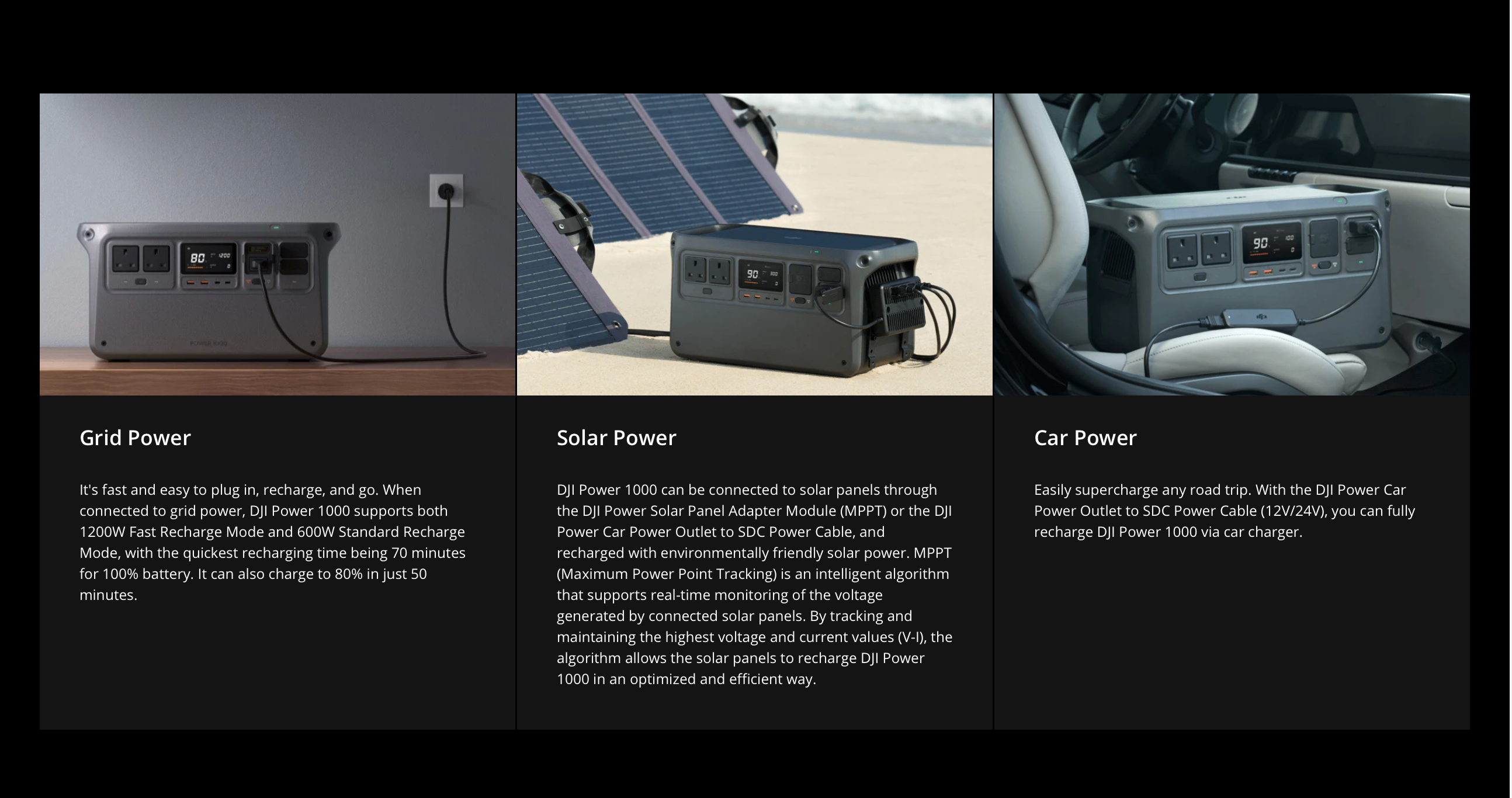 DJI Power 1000 - 2600W<br>Portable Power Station