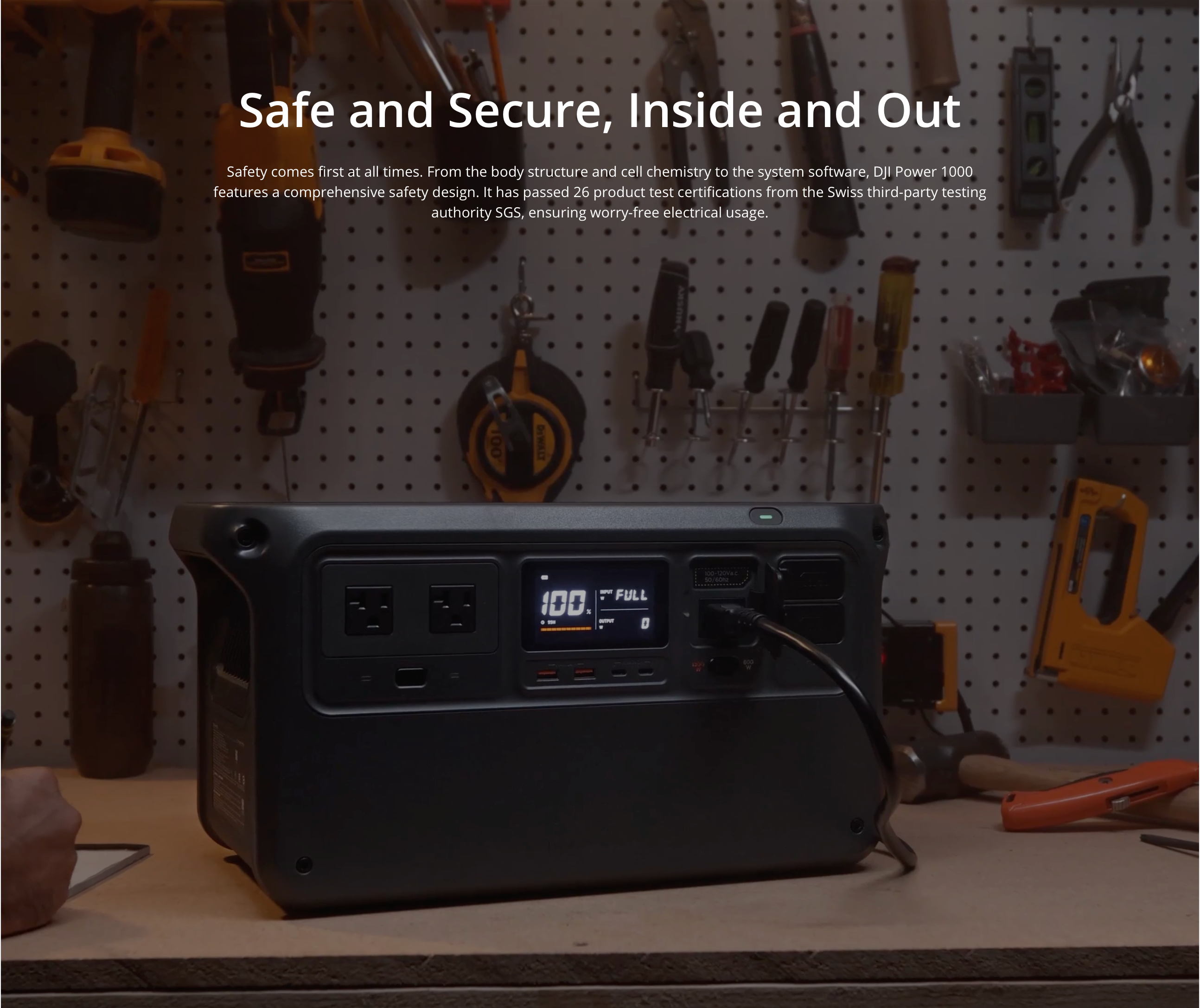 DJI Power 1000 - 2600W<br>Portable Power Station