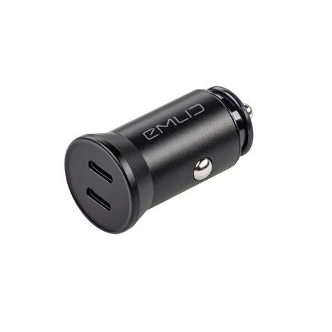 Dual Car Fast Charger<br>Type USB-C