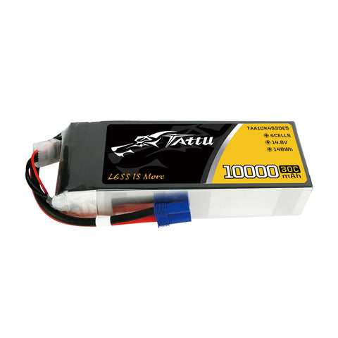 Tattu 10,000mAh 14.8V 30C 4S1P Lipo (EC5)