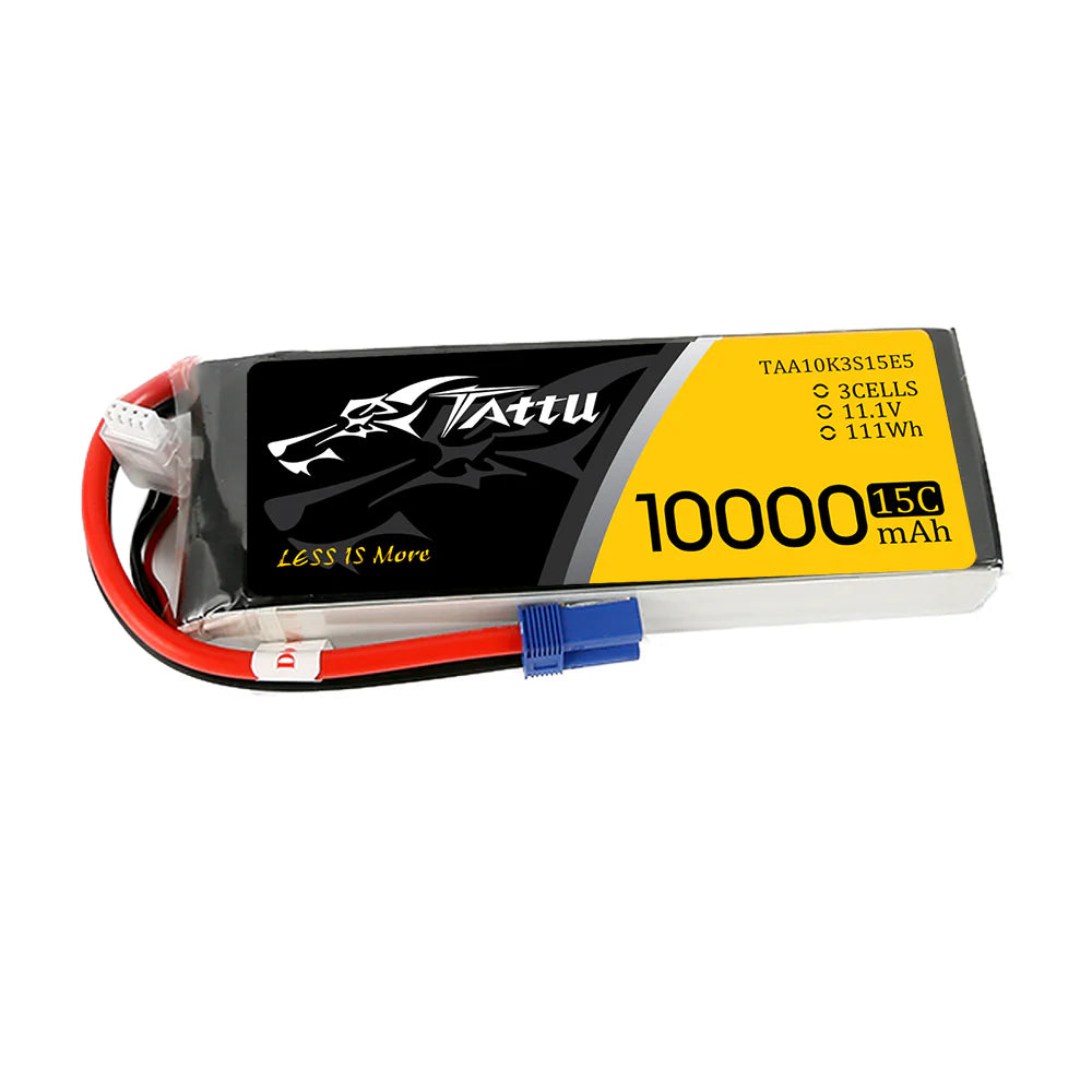 Tattu 10,000mAh 11.1V 15C 3S Lipo