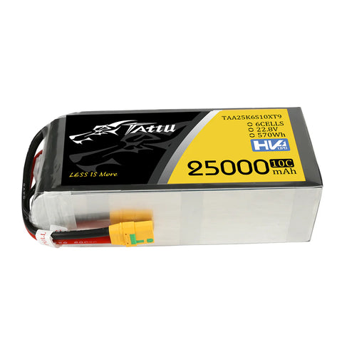 Tattu 25,000mAh 10C 6S1P Lipo (XT90-S)