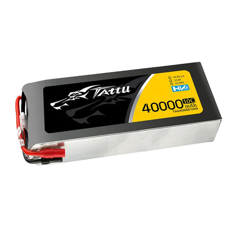 Tattu 40,000mAh 22.8V 10C 6S1P Lipo (AS150)