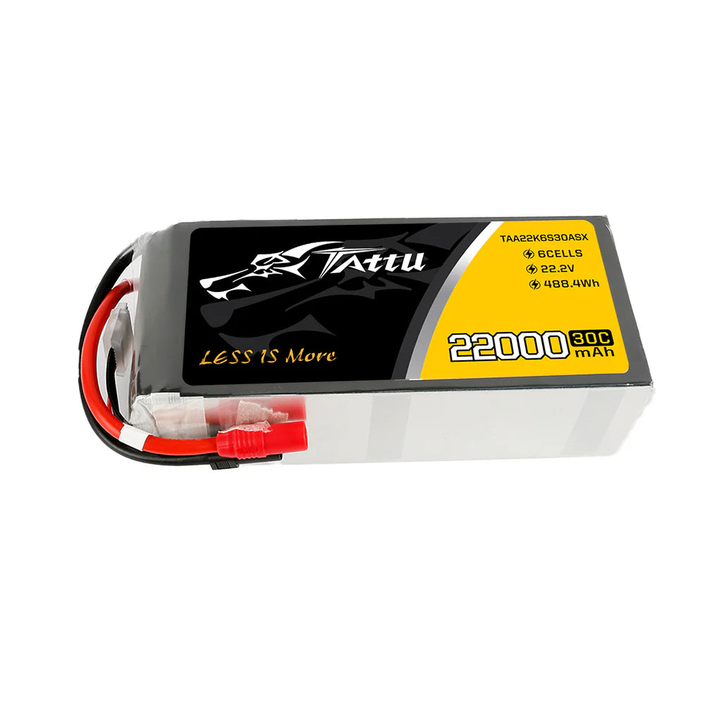 Tattu 22,000mAh 22.2V 25C 6S1P Lipo (AS150)