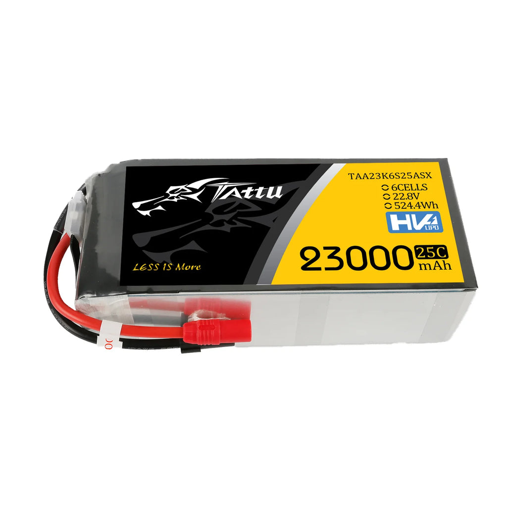 Tattu 23,000mAh 22.8V 25C 6S1P Lipo (AS150)