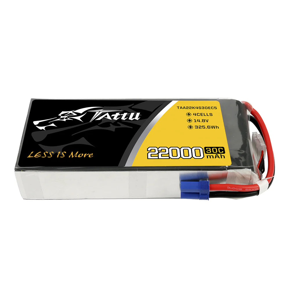 Tattu 22,000mAh 30C 4S1P Lipo (EC5)