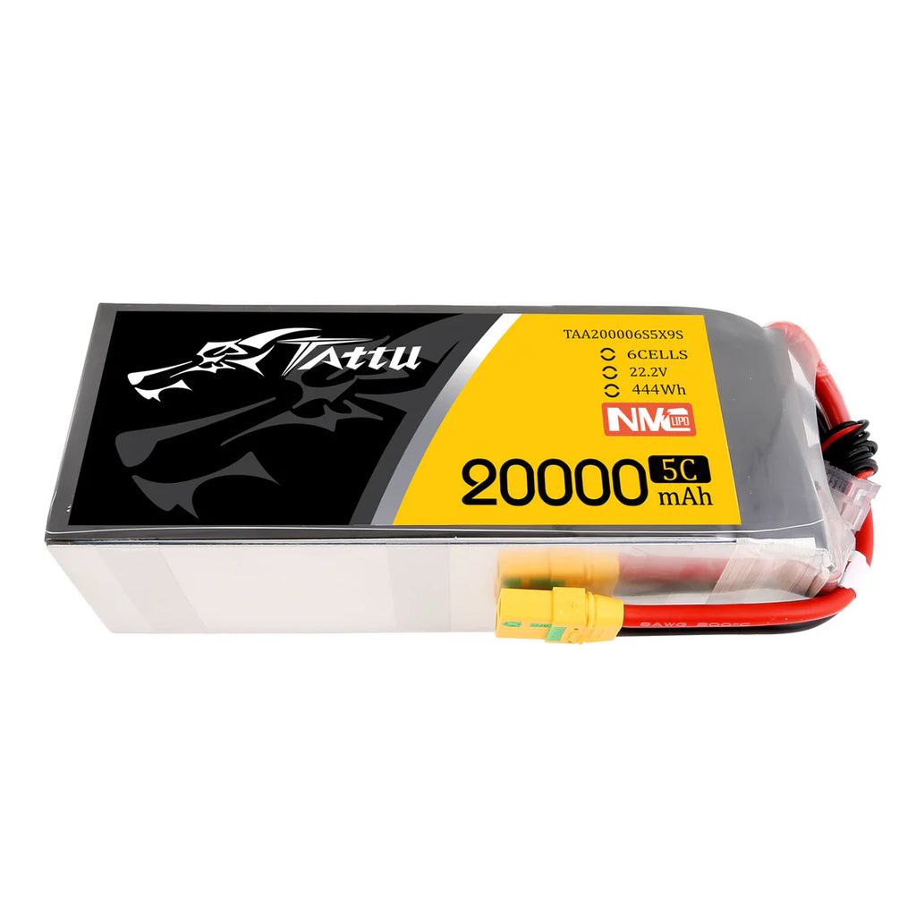 Tattu NMC 20,000mAh 5C 6S1P Lipo (XT90-S)