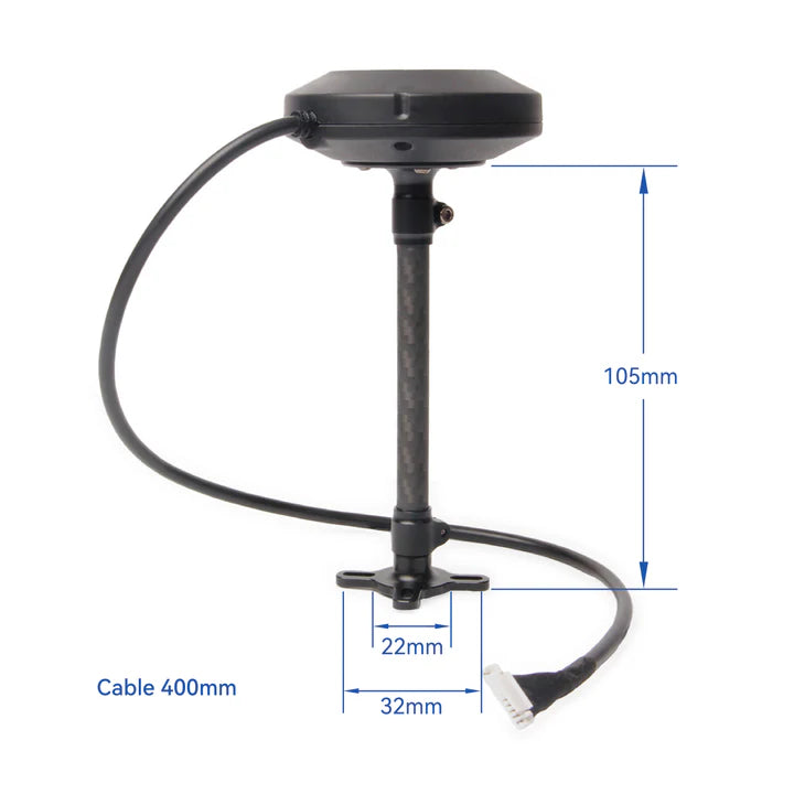 H-RTK NEO-F9P Rover (IP66, RM3100 Compass)