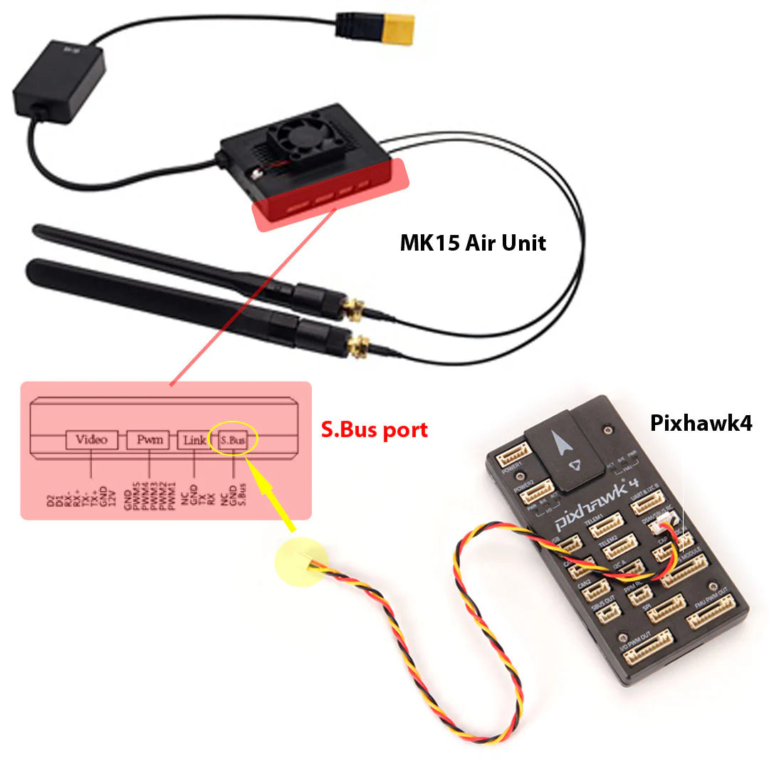 Pixhawk 6C to SIYI<br>Air Unit Cable