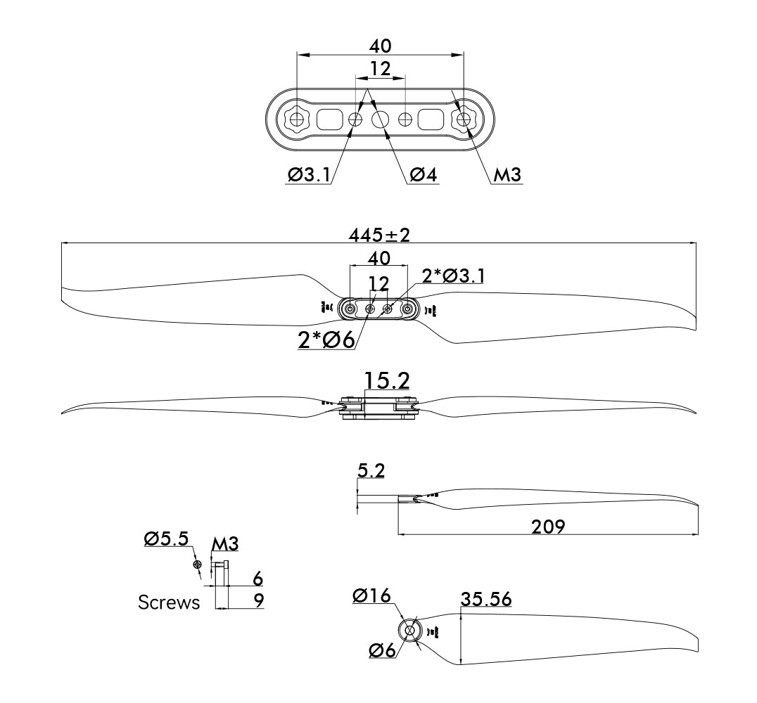 MF3628P Polymer Folding Props