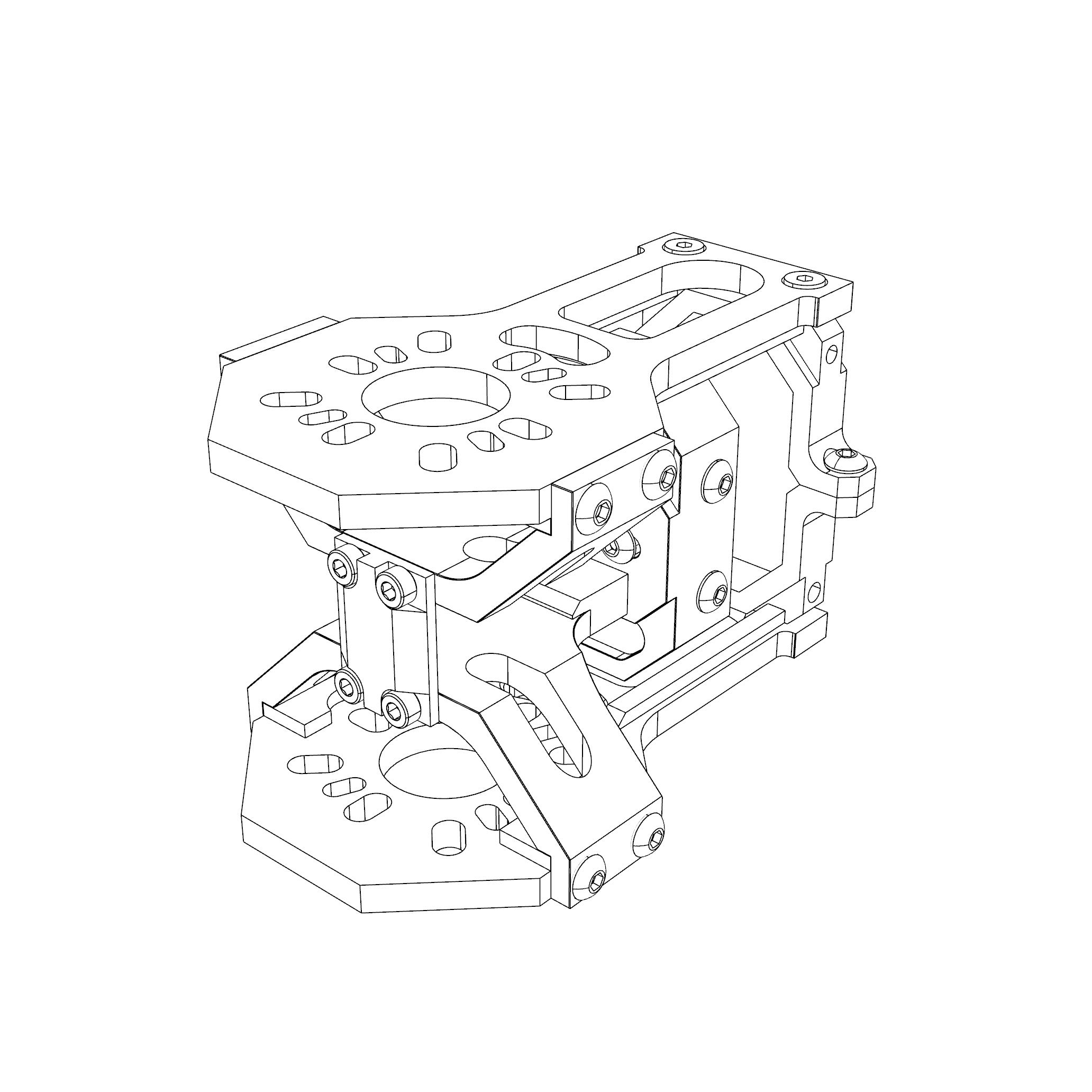 Gryphon 1000CXX Motor Mount for Coaxial