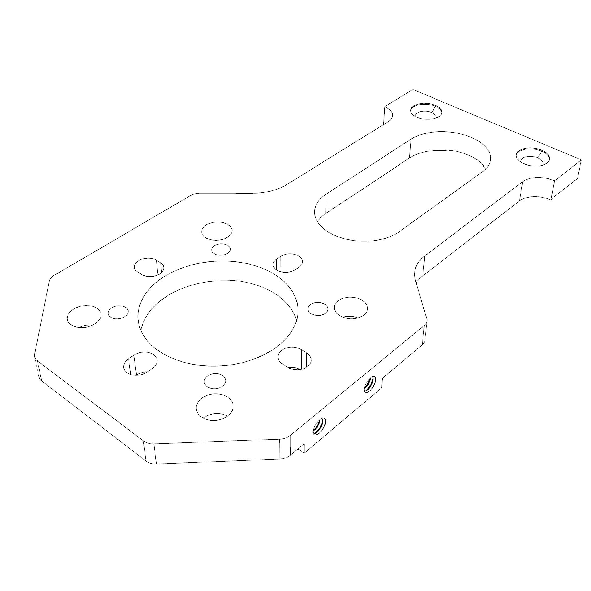 Gryphon 2411 X-Motor Mount Top Plate