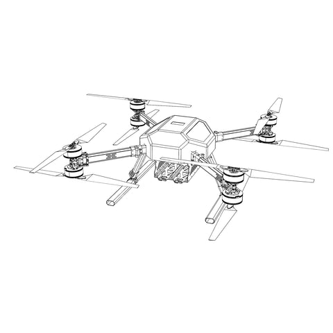 X8 1000HFX Ready To Fly<br>Folding Arm Drone