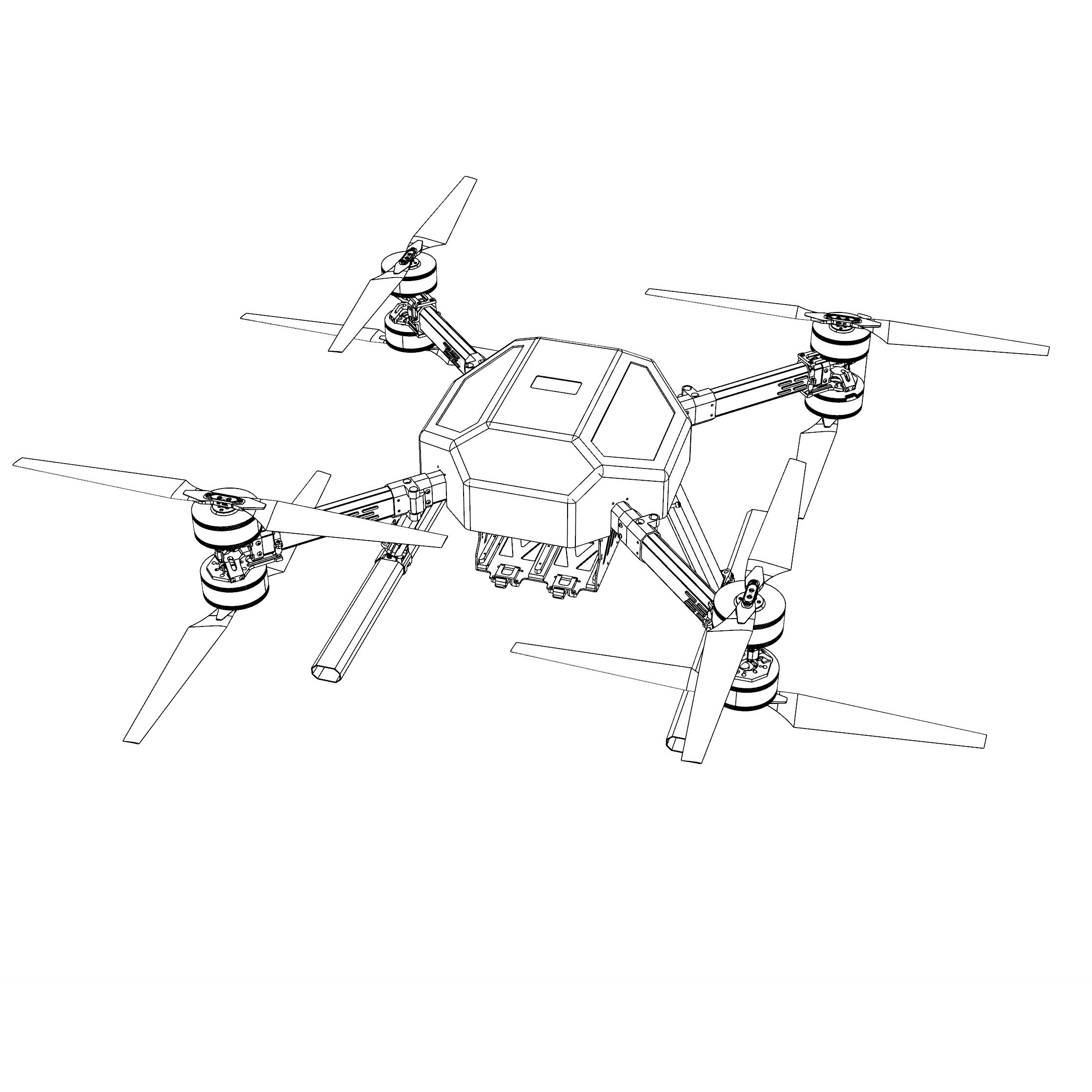 X8 900HFX Ready To Fly<br>Folding Arm Drone