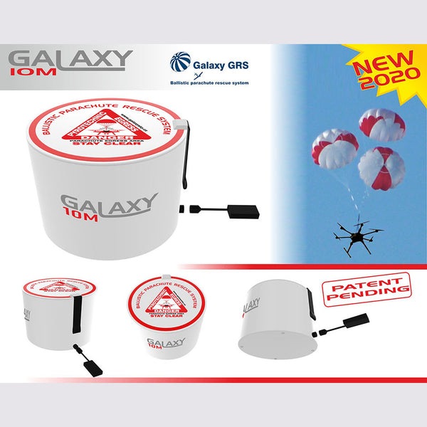 Galaxy GBS 10M 100kg Ballistic Parachute System – The Bionic Eye