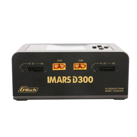 GensAce iMars D300 G-Tech Channel <br>AC/DC 300W/700W RC Battery Charger