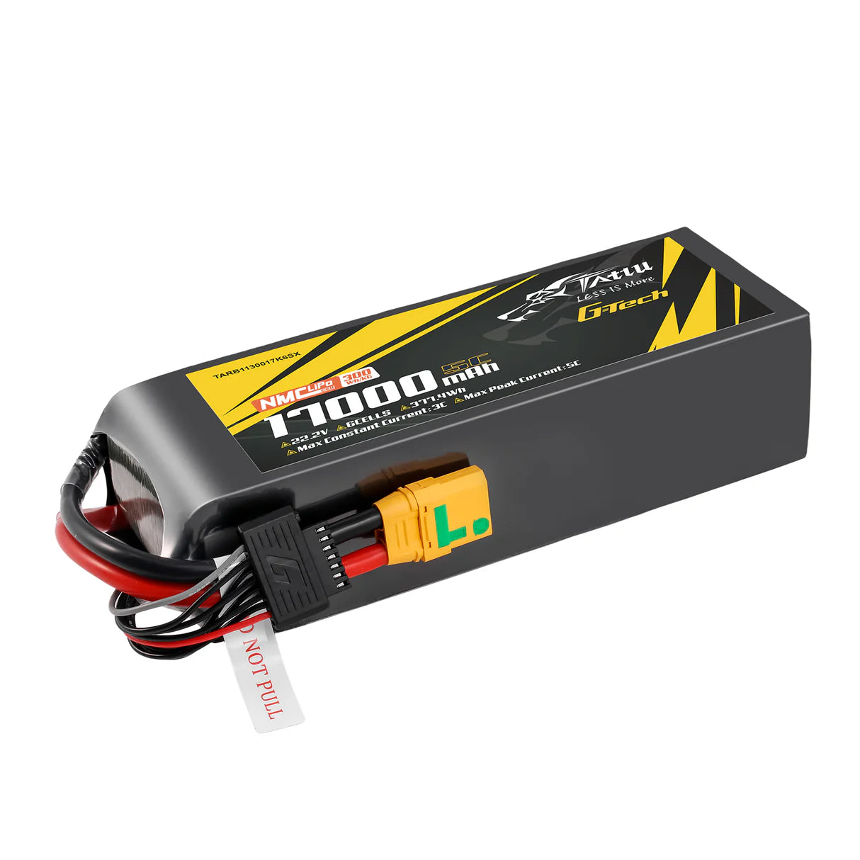 Tattu 17000mAhSemi-solid State 300Wh/kg<br>5C 22.2V 6S1P with XT90S-F Plug